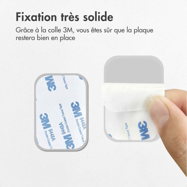 imoshion Plaque métallique pour support magnétique - Gris