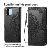 imoshion Etui de télephone Mandala Xiaomi Redmi A1 / A2 - Noir