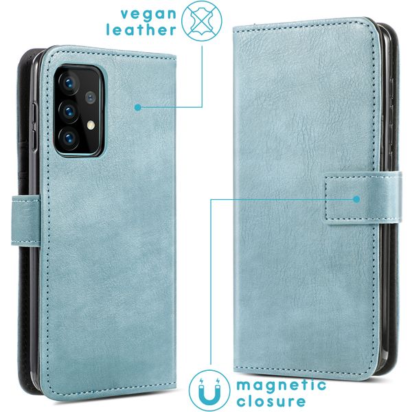 imoshion Étui de télephone portefeuille Samsung Galaxy A52(s) (5G/4G) - Bleu clair