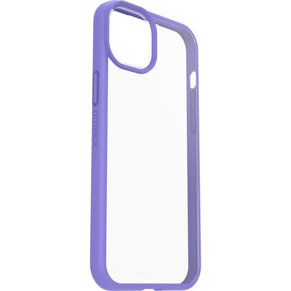 OtterBox Coque arrière React iPhone 14 Plus - Transparent / Violet