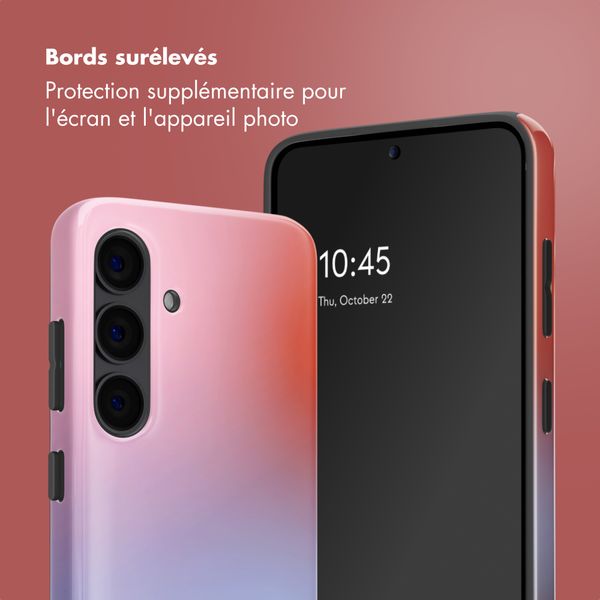 Selencia Coque arrière Vivid Samsung Galaxy S24 - Gradient Soft Blush