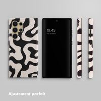 Selencia Coque arrière Vivid Samsung Galaxy S24 Ultra - Art Wave Black
