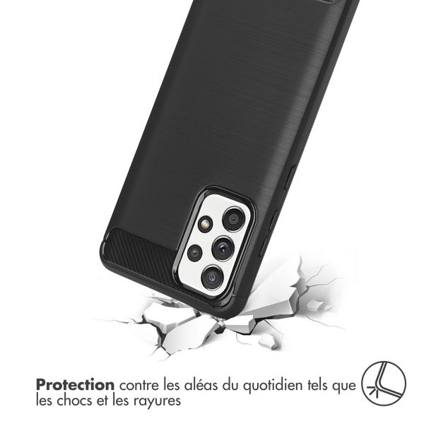 imoshion Coque Brushed Samsung Galaxy A52(s) (5G/4G) - Noir