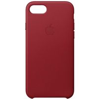 Apple Coque Leather Apple iPhone SE (2022 / 2020) / 8 / 7 - Red