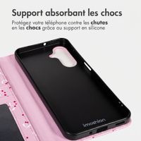 imoshion Étui de télephone portefeuille Design Samsung Galaxy A36 - Blush Berries
