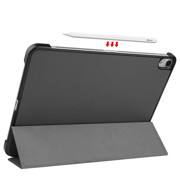 imoshion Coque tablette Trifold Apple iPad Air 11 pouces (2025) M3 / (2024) M2 / Air 5 (2022) / Air 4 (2020) - Gris