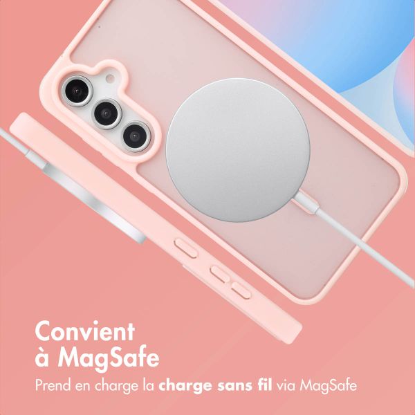imoshion Coque Color Guard avec MagSafe Samsung Galaxy S24 FE - Rose clair