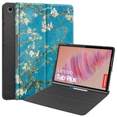 imoshion Étui de télephone portefeuille Design Lenovo Tab Plus - Green Plant