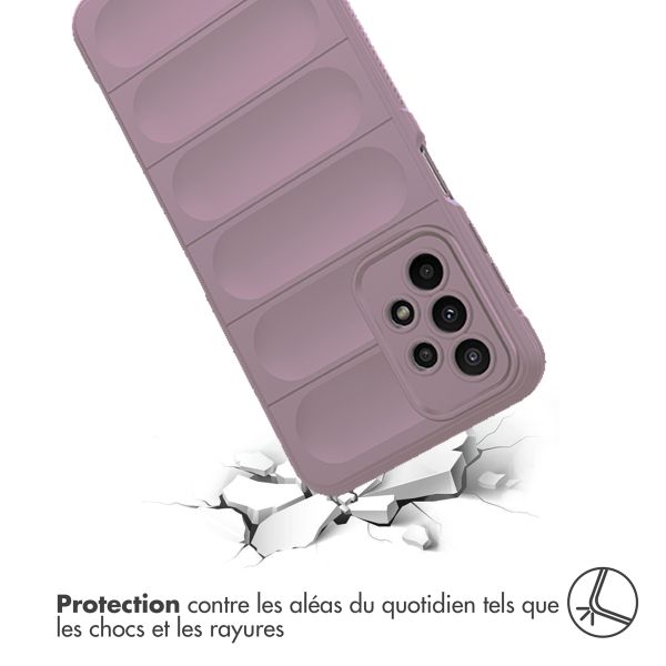 imoshion Coque arrière EasyGrip Samsung Galaxy A23 (5G) - Violet