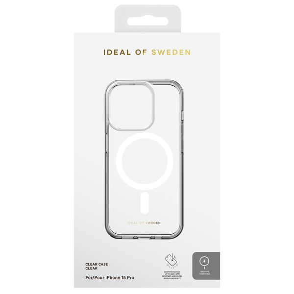 iDeal of Sweden Coque Clear MagSafe Apple iPhone 15 Pro - Transparent