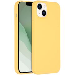 Accezz Coque Liquid Silicone avec MagSafe Apple iPhone 14 Plus - Jaune
