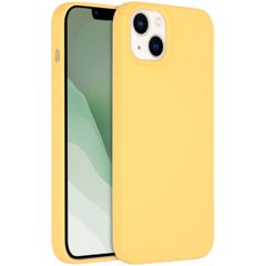 Accezz Coque Liquid Silicone avec MagSafe iPhone 14 Plus - Jaune