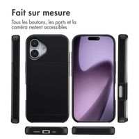 imoshion Coque arrière avec porte-cartes Apple iPhone 17 - Noir