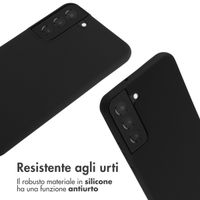 imoshion Coque en silicone avec cordon Samsung Galaxy S22 Plus - Noir