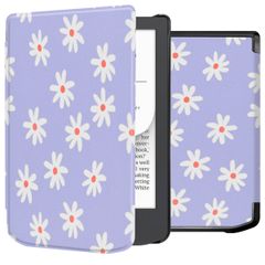 imoshion Design Slim Hard Case Sleepcover Pocketbook Verse Lite - Flowers Distance