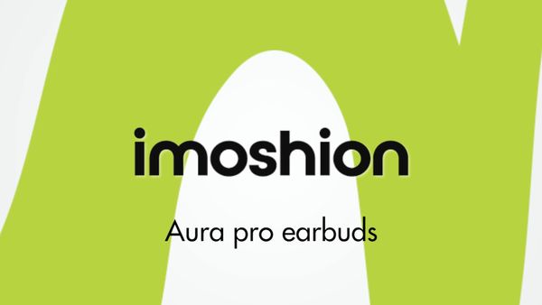 imoshion ﻿Écouteurs Aura Pro - Écouteurs sans fil - Écouteurs sans fil Bluetooth - Avec fonction de réduction du bruit ANC - Blanc