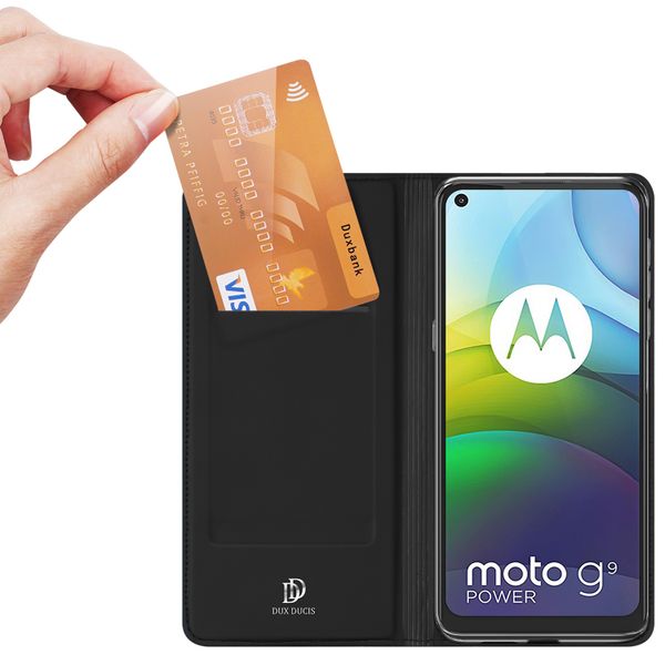 Dux Ducis Étui de téléphone Slim Motorola Moto G9 Power - Noir