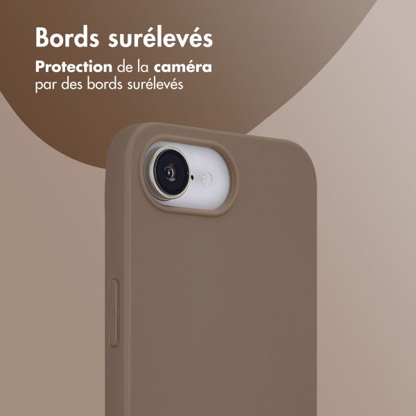 imoshion Coque Couleur Apple iPhone 16e - Marron