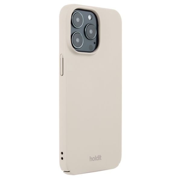 Holdit Coque Slim iPhone 13 Pro - Light Beige