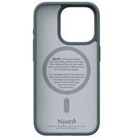 Njorð Collections Coque en tissu MagSafe iPhone 15 Pro - Dark Grey