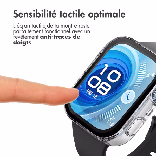 imoshion Coque rigide à couverture complète Huawei Watch Fit 4 Pro - Transparent
