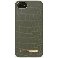 iDeal of Sweden Coque Atelier iPhone SE (2022 / 2020) / 8 / 7 / 6(s) - Khaki Croco