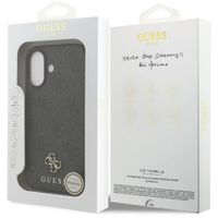 Guess Coque 4G Metal Logo MagSafe Apple iPhone 17 - Noir