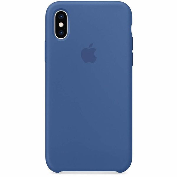 Apple Coque en silicone iPhone Xs / X - Delft Blue