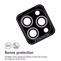 imoshion Lot de 2 protections d'objectif de caméra Apple iPhone 15 Pro / 15 Pro Max - White Titanium