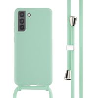 imoshion ﻿Coque en silicone avec cordon Samsung Galaxy S21 FE - Menthe verte