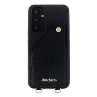 Dutchies Coque avec porte-cartes Samsung Galaxy A55 - Cordon de téléphone non inclus - Noir