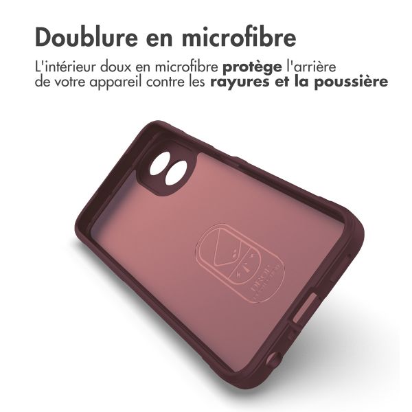 imoshion Coque arrière EasyGrip Oppo A18 / Oppo A38 - Aubergine