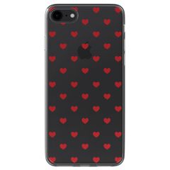 imoshion Coque Design iPhone SE (2022 / 2020) / 8 / 7 - Red Hearts