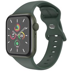 imoshion Bracelet en silicone⁺ Apple Watch Series 1 t/m 11 / SE / Ultra (44/45/46/49 mm) - Taille M/L - Olive
