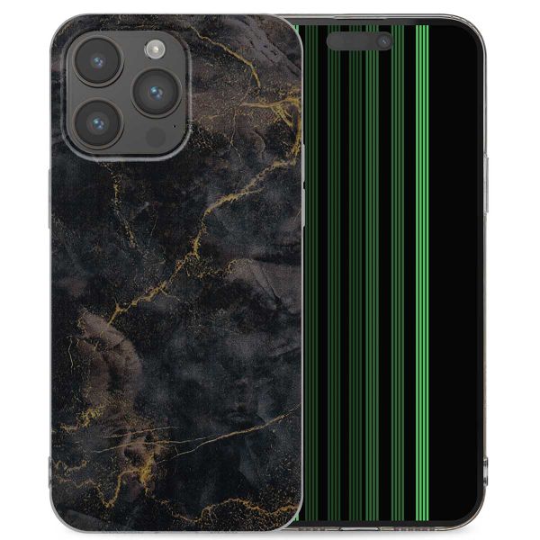 imoshion Coque Design iPhone 15 Pro Max - Black Marble