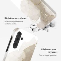 Selencia Coque arrière Vivid Samsung Galaxy A55 - Marble Light Brown