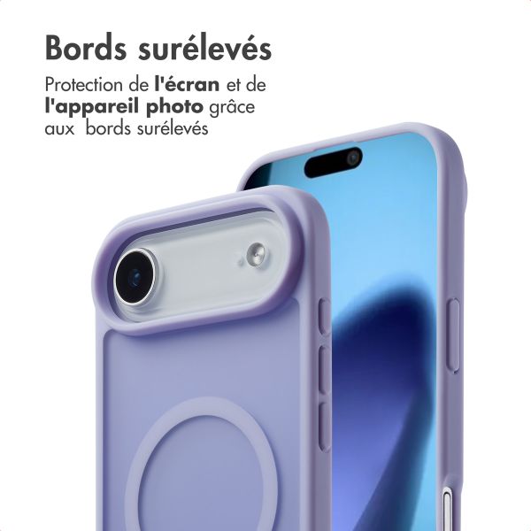 imoshion Coque Color Guard avec MagSafe Apple iPhone Air - Lila / Lilac