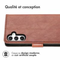 imoshion Étui de télephone portefeuille Samsung Galaxy A25 (5G) - Marron