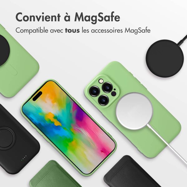 imoshion Coque Couleur avec MagSafe Apple iPhone 16 Pro Max - Vert