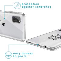 imoshion Coque Design Samsung Galaxy A41 - Live Laugh Love