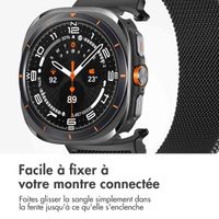 imoshion Milanais Watch bracelet le Samsung Galaxy Watch Ultra - Noir