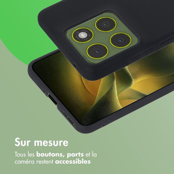 imoshion Coque Couleur Motorola Edge 70 - Noir