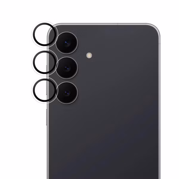 PanzerGlass Protection Caméra Hoops Optic Rings Samsung Galaxy S25 FE - Transparent