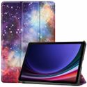 imoshion Coque tablette Design Trifold Samsung Galaxy Tab S9 11.0 pouces - Space