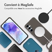 imoshion Coque de couleur avec cordon amovible MagSafe Samsung Galaxy A55 - Black Coffee