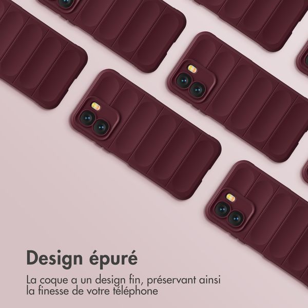 imoshion EasyGrip Backcover Oppo A6x (4G/5G) - Aubergine