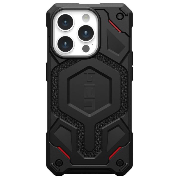 UAG Coque arrière Monarch Pro Apple iPhone 15 Pro - Kevlar Black