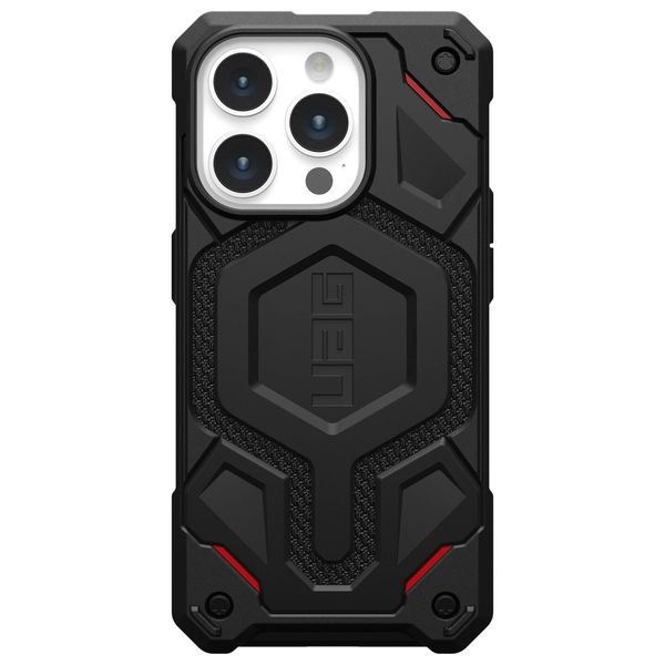 UAG Coque arrière Monarch Pro iPhone 15 Pro - Kevlar Black