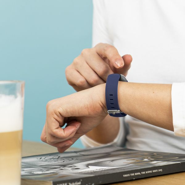 imoshion Bracelet silicone le Fitbit Inspire 2 - Bleu foncé