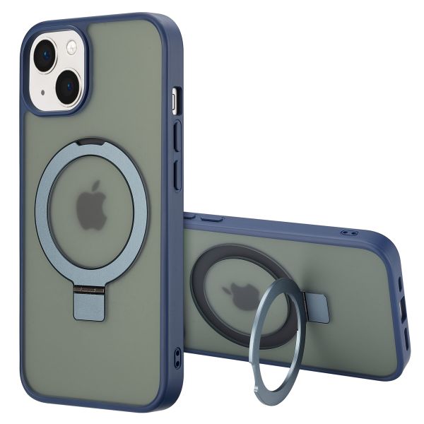 Accezz Coque Ring Stand avec MagSafe iPhone 13 - Blue